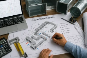 HVAC ductwork design in action