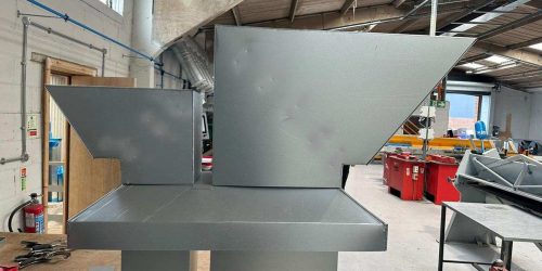 Bespoke rectangular HVAC duct plenum manufactured in-house